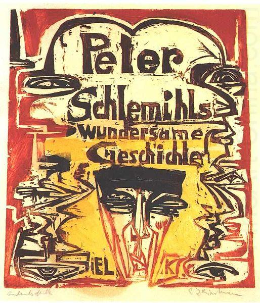 Ernst Ludwig Kirchner Peter Schemihls miraculous story china oil painting image
